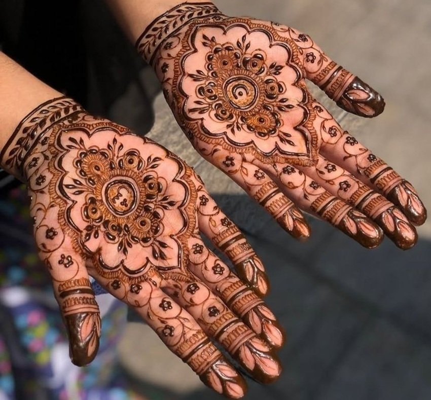 Latest mehndi trends