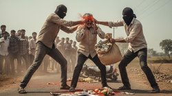 MP में फिल्मी अंदाज में लूट : किसान की आंखों में डाली मिर्च पाउडर और लूट लिए 25 लाख रुपये, इलाके में फैली सनसनी