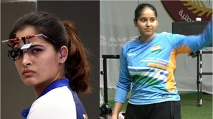 ISSF World Cup 2025 Simranpreet Kaur Brar wins gold medal manu bhaker disappoints 9th position