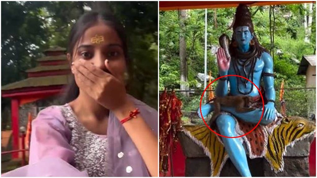 Monkey Sleep Video, Lord Shiva Video Viral, Trending News,