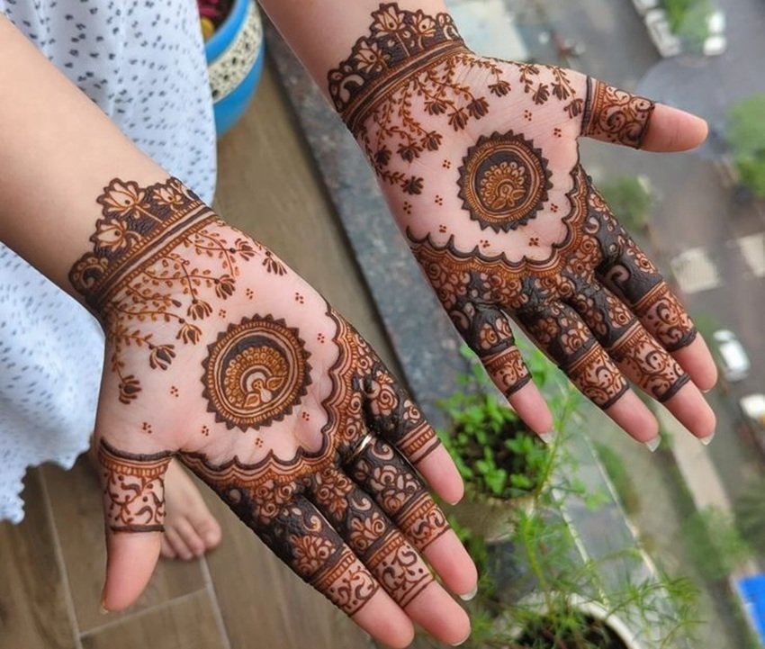Moroccan mehndi patterns
