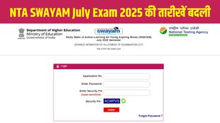 NTA SWAYAM July Exam 2025, SWAYAM Exam Date Revised, SWAYAM City Slip 2025, exams.nta.nic.in