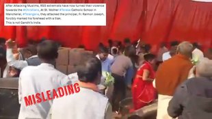 Unrelated video shared with misleading claim