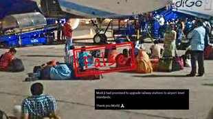 Old picture shared as recent