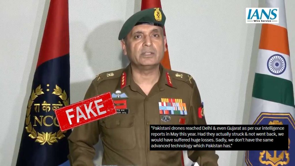 False claim being shared with AI modified video False claim being shared with AI modified video