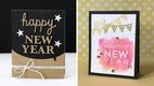 New Year greeting card design , DIY Happy New Year Greeting Card, Handmade Special Greeting Card