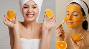 Orange peel powder face pack homemade | How to use orange peel for skin whitening | Orange face mask for glowing skin