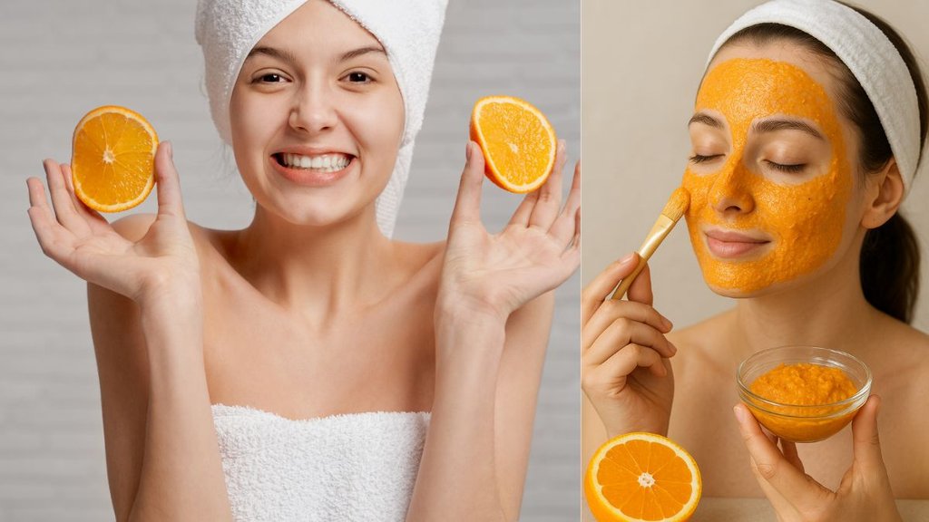 Orange peel powder face pack homemade | How to use orange peel for skin whitening | Orange face mask for glowing skin