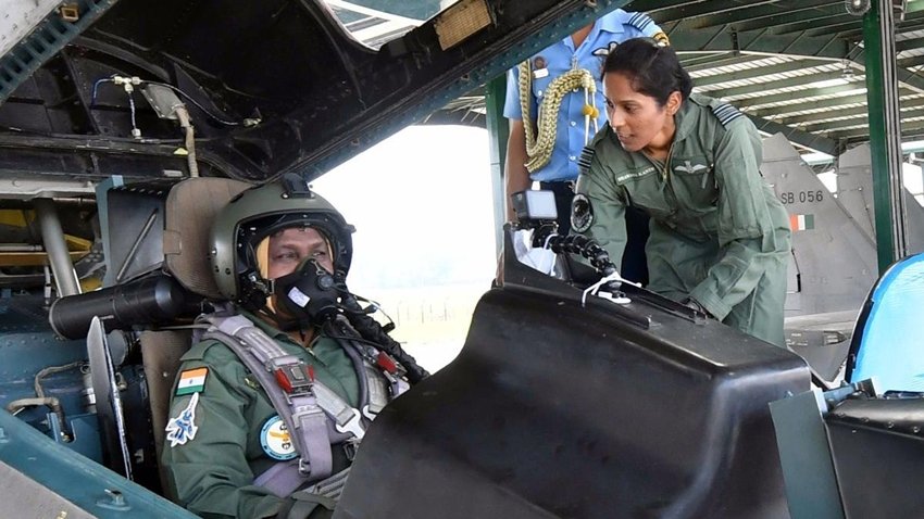 President Murmu In the Rafale ANI