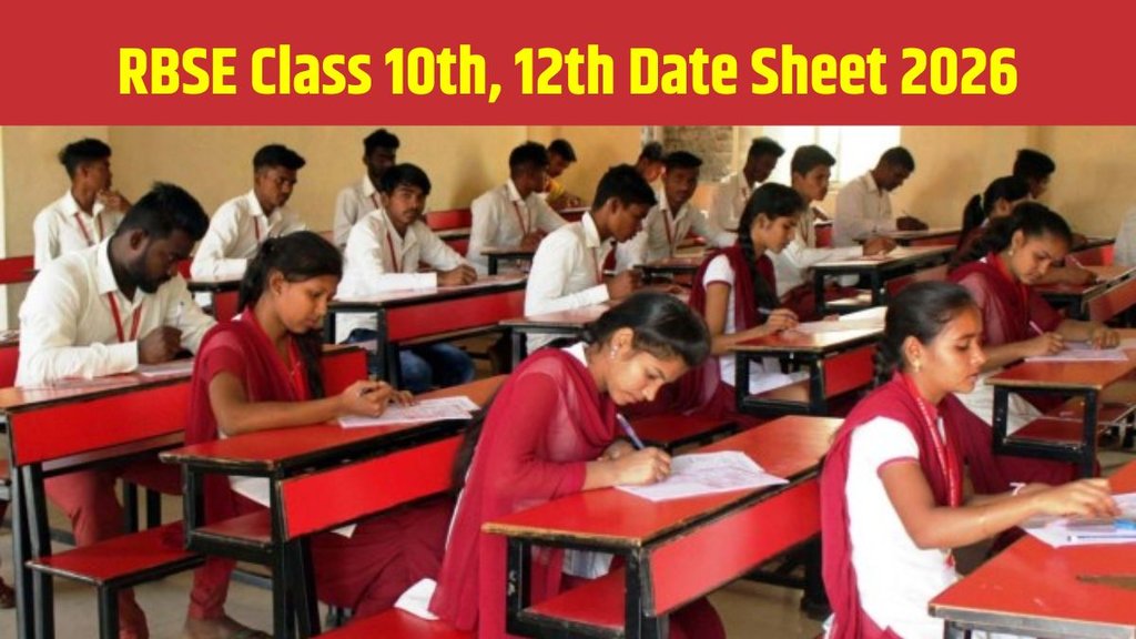 RBSE Class 10 Date Sheet 2026, RBSE Class 12 Date Sheet 2026, Rajasthan Board Exam Time Table 2026, RBSE Board Exam 2026