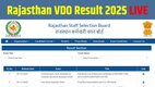vdo result live, rajasthan vdo result 2025, rssb vdo result 2025, gram vikas adhikari result 2025, vdo merit list 2025 pdf
