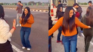 A video of a Rajasthan Police woman constable dancing with friends after stopping a vehicle on a national highway has gone viral, raising questions about rules and discipline.