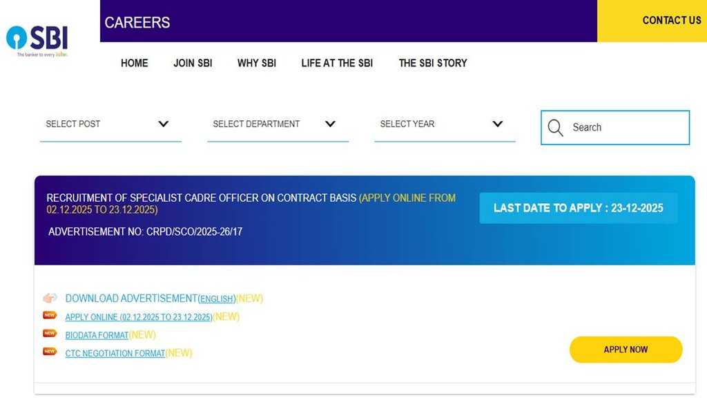 SBI SO Vacancy 2025, SBI Jobs, State Bank Of India, SBI SO recruitment SBI SO Vacancy 2025, SBI Jobs, State Bank Of India, SBI SO recruitment