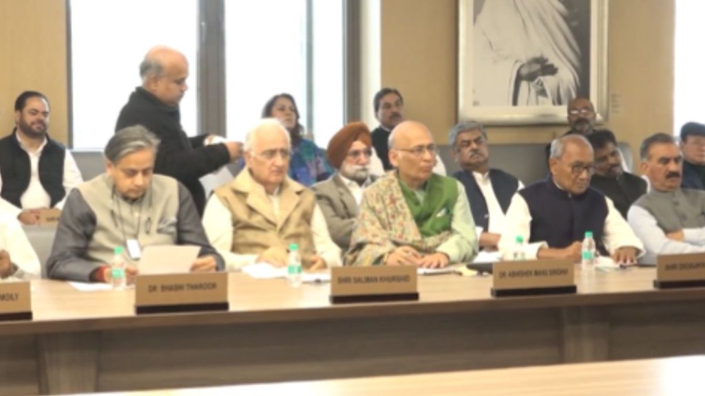 Shashi Tharoor, cwc meeting, Congress Working Committee