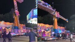 राइड के बीच में ही उखड़ने लगा झूले का बेस, देखते ही दौड़ पड़ा शख्स और किया कुछ ऐसा, Viral Video देख यूजर्स ने हिम्मत को किया सैल्यूट