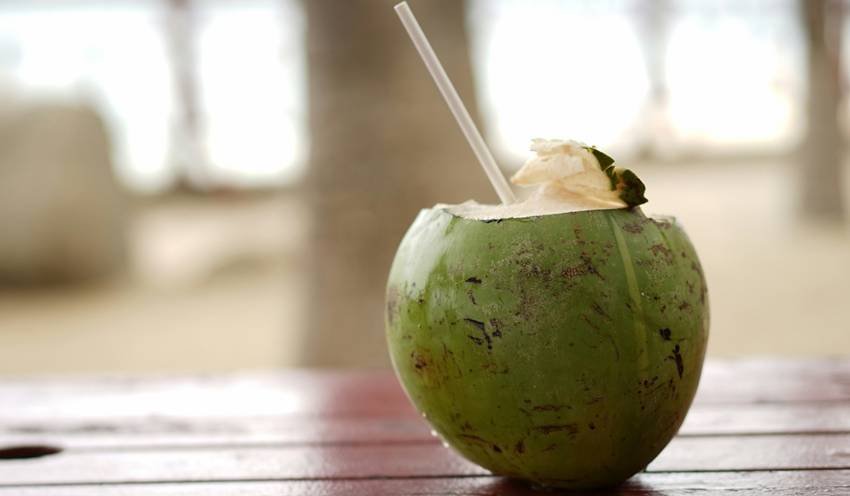 Coconut water in winter