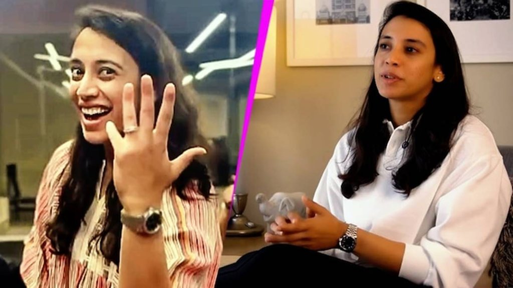 Smriti Mandhana, Palash Muchhal, Rift between Smriti Mandhana and Palash Muchhal, Smriti Mandhana and Palash Muchhal marriage, Smriti Mandhana engagement ring, स्मृति मंधाना, पलाश मुच्छल