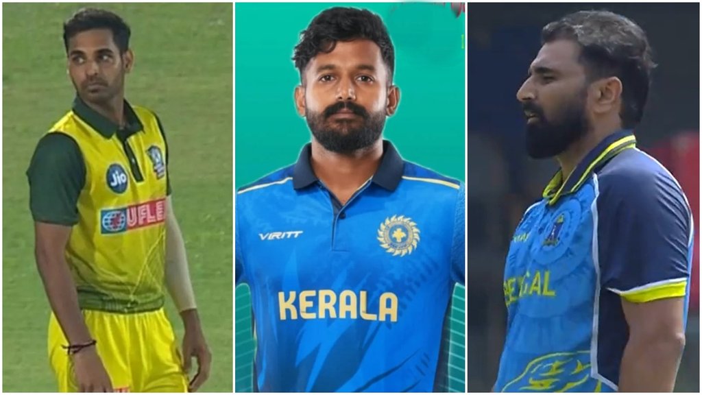 Syed Mushtaq Ali Trophy 2025, Mohammed Shami takes 4 wickets, Bhuvneshwar Kumar bowling Syed Mushtaq Ali Trophy 2025, Mohammed Shami takes 4 wickets, Bhuvneshwar Kumar bowling