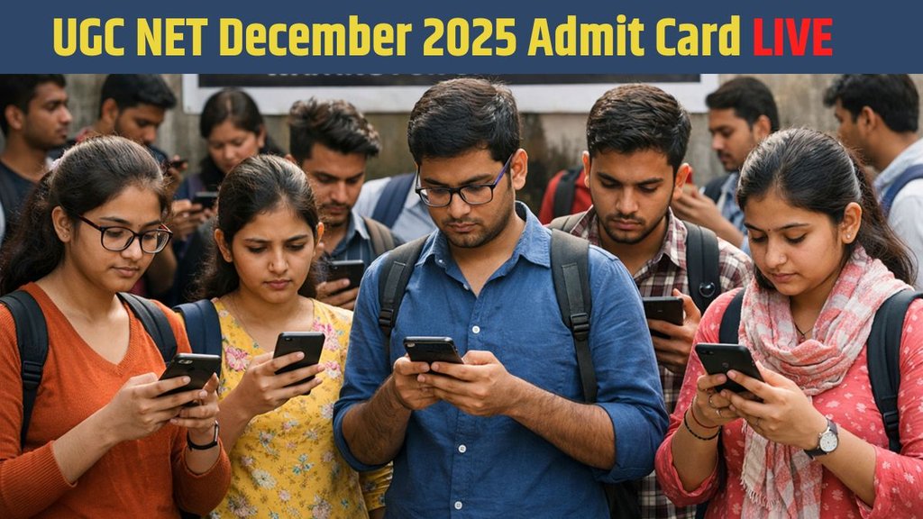 UGC NET December 2025, UGC NET Admit Card, UGC NET Exam 2025, UGC NET Admit Card LIVE