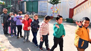 Una School Timing, Himachal Pradesh, Cold Wave, Winter School,