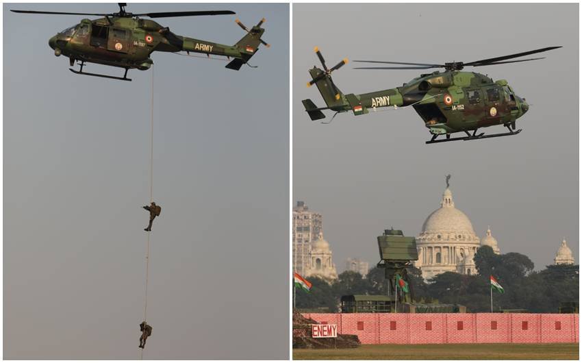 Army power display Kolkata