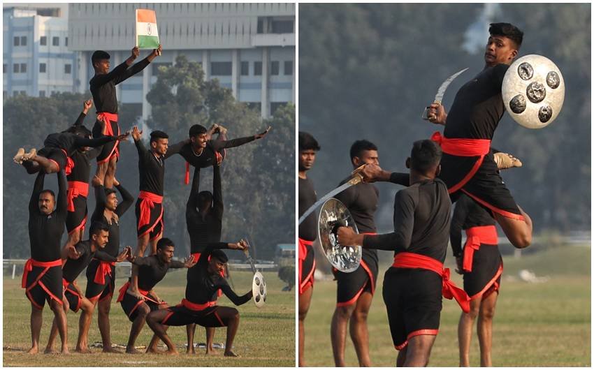Helicopter flypast Vijay Diwas