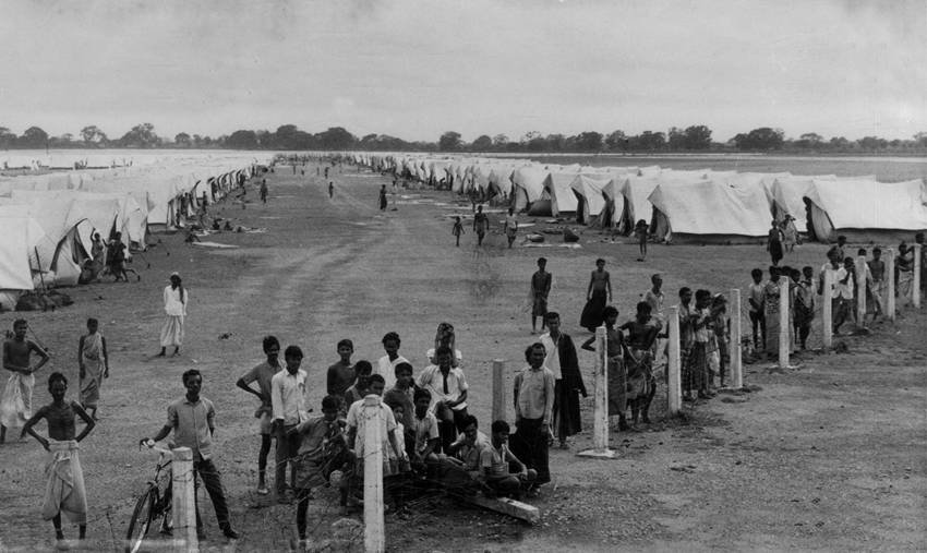Indian states affected by refugees 1971