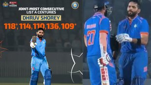 Dhruv Shorey, Dhruv Shorey List A century, Dhruv Shorey List A record