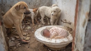 Dog saved newborn, Viral News, Trending News