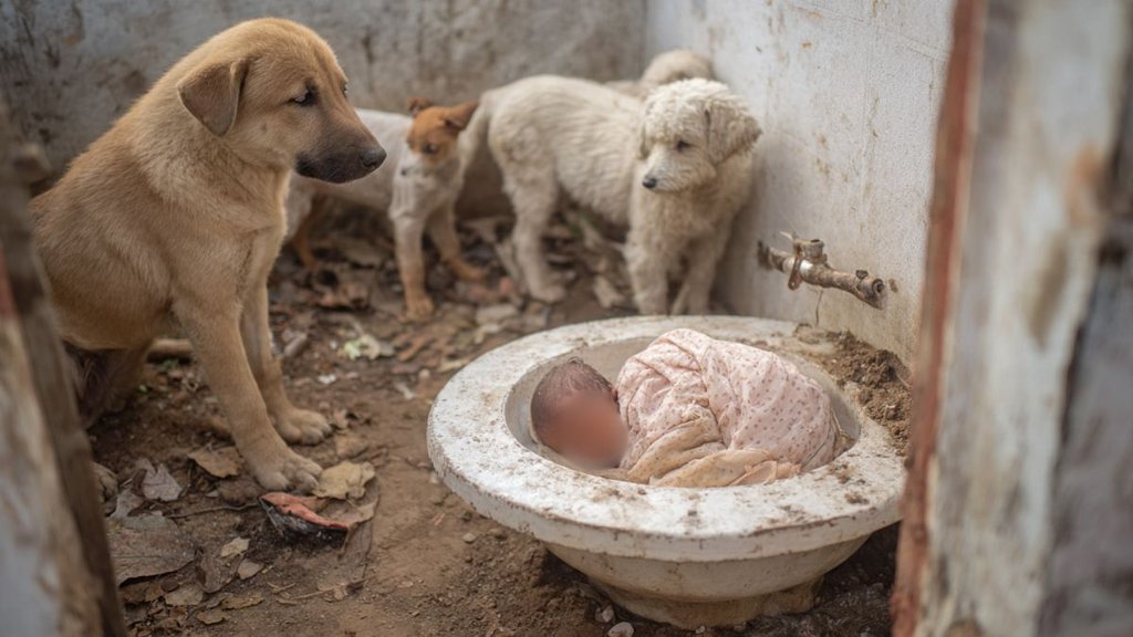 Dog saved newborn, Viral News, Trending News