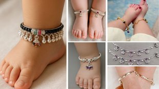 New Payal Designs Silver | Baby Anklets Silver | Baby girl kids payal design chandi