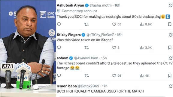 Vijay Hazare Trophy low quality footage Rohit Sharma Virat Kohli BCCI Trolled Fans Angry Questions on Indian Domesti Cricket Future