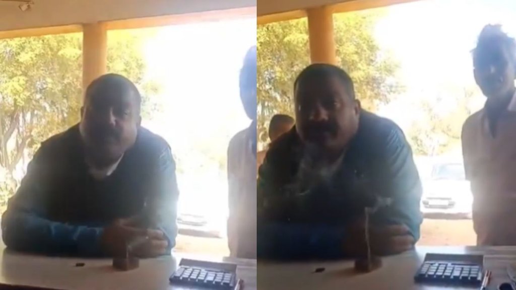 BJP corporator, Satna district, threatening woman, viral video