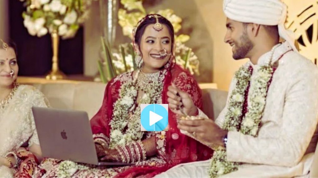 bride, bride, working on laptop, startup founder wedding