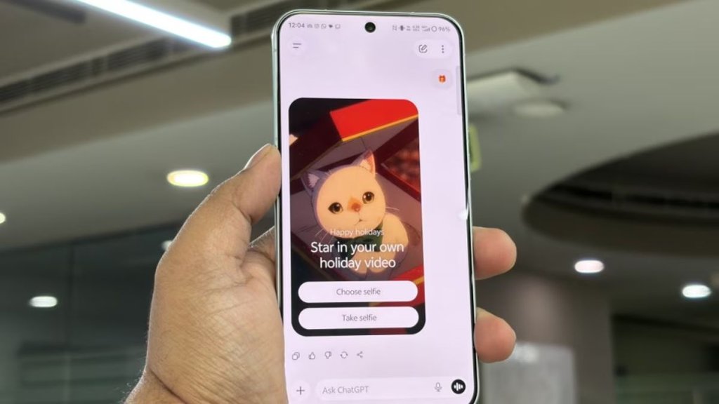 chatGPT santa selfie, Sam Altman, ChatGPT