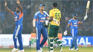 IND vs SA, Hardik Pandya, Jasprit Bumrah, Hardik Pandya 100 T20I Sixes, Jasprit Bumrah 100 T20I Wickets, Jasprit Bumrah Record, Hardik Pandya Record, IND vs SA Cuttack T20, Cuttack T20 Five Records, Jitesh Sharma