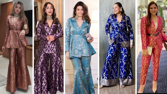 Banarasi Co-ord Sets | Banarasi Saree | how-to-reuse-old-banarasi-saree