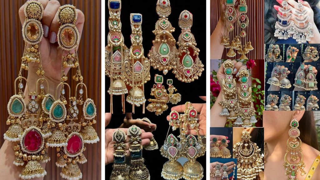 kashmiri Dejhoor jhumka | Dejhoor | Kashmiri dejhoor earrings