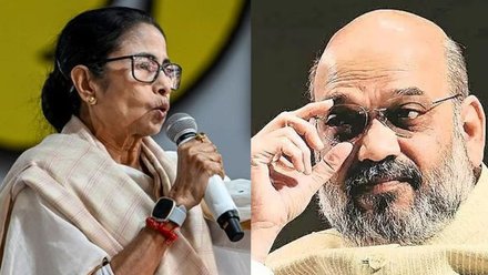 tmc chief mamata banerjee counter attack home minister amit shah in bengal  visit- 'शकुनि का चेला दुशासन...', ममता बनर्जी का अमित शाह पर जोरदार हमला |  Jansatta