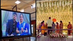 इंडिगो फ्लाइट ने क्या किया! शादी के रिसेप्शन में ऑनलाइन शामिल हुए दूल्हा-दुल्हन, देखें कैसे माता-पिता ने दुखी मन से पूरी की रस्में,Vido Viral