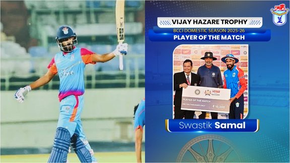 Swastik Samal, Who is Swastik Samal, Swastik Samal Double Century, Vijay Hazare Trophy