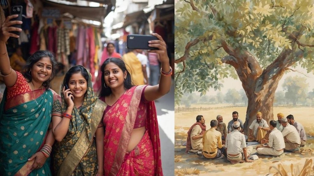 women using smart phone| rajasthan|