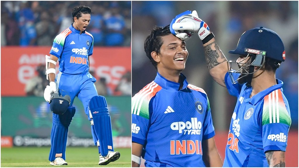 IND vs SA, Yashasvi Jaiswal, IND vs SA 3rd ODI, Yashasvi Jaiswal Century, Yashasvi Jaiswal Maiden ODI Hundred, Yashasvi Jaiswal Century All Three Formats, Yashasvi Jaiswal ODI Ton, Yashasvi Jaiswal Record, Rohit Sharma, Virat Kohli, Suresh Raina, KL Rahul, Shubman Gill IND vs SA, Yashasvi Jaiswal, IND vs SA 3rd ODI, Yashasvi Jaiswal Century, Yashasvi Jaiswal Maiden ODI Hundred, Yashasvi Jaiswal Century All Three Formats, Yashasvi Jaiswal ODI Ton, Yashasvi Jaiswal Record, Rohit Sharma, Virat Kohli, Suresh Raina, KL Rahul, Shubman Gill