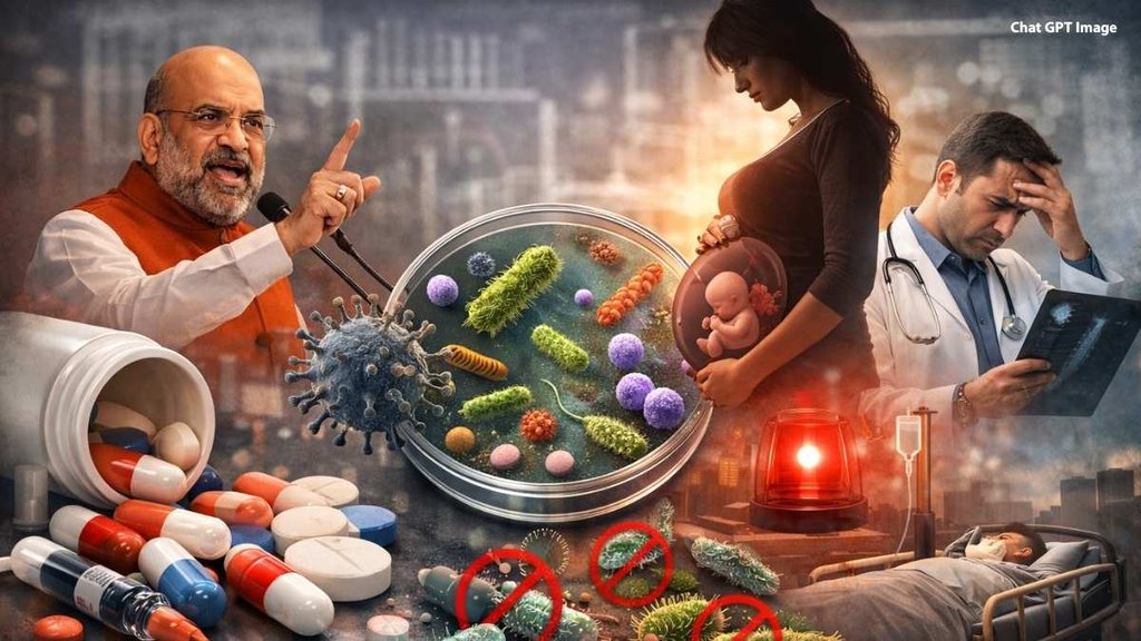 Amit Shah, antimicrobial resistance, antibiotics