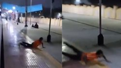 फूड डिलीवरी के चक्कर में ‘मौत’ से सामना! चलती ट्रेन से उतरते वक्त मुंह के बल गिरा एजेंट; वायरल वीडियो ने छेड़ी बड़ी बहस