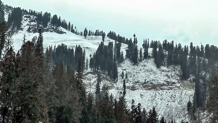 Atal Tunnel snowfall