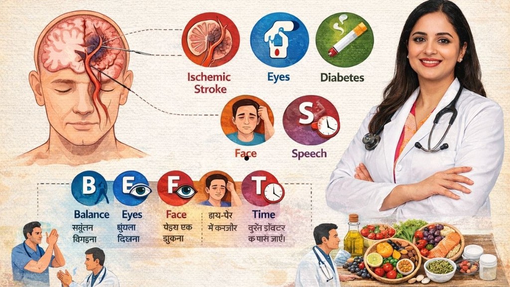 Symptoms of paralysis and stroke, Paralysis myths vs facts, What is Neuroplasticity in stroke recovery, लकवा ठीक होने के उपाय,
