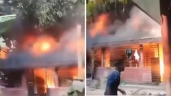 बांग्लादेश में हिंदू शिक्षक बीरेंद्र कुमार डे के घर में लगाई आग, दहशत में परिवार