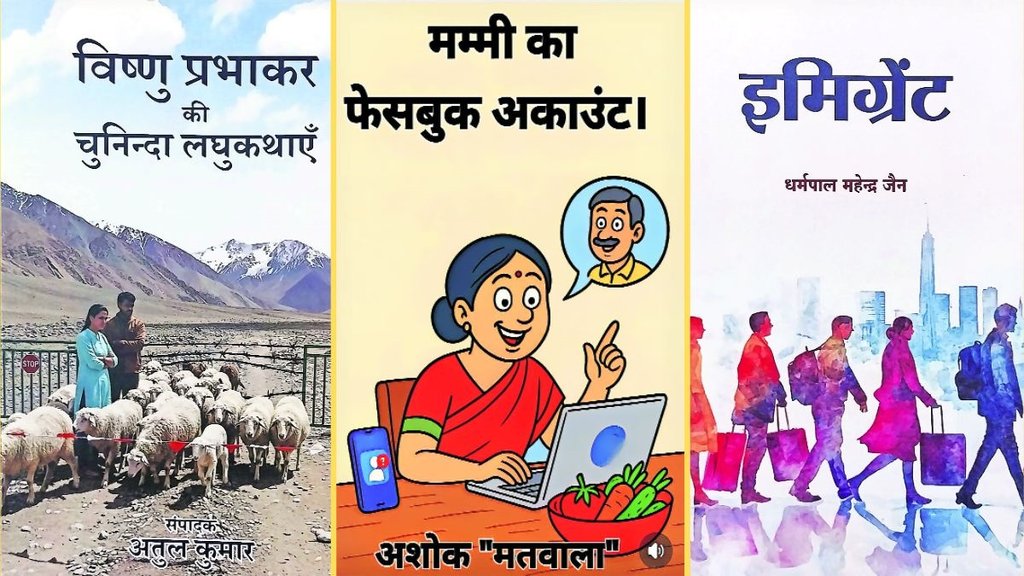 Hindi literature, short stories, satirical novels