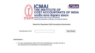 CMA Foundation Result 2025, icmai.in,